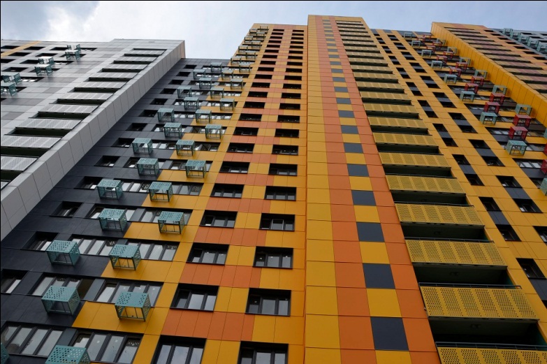 Монтаж фасадных облицовочных панелей